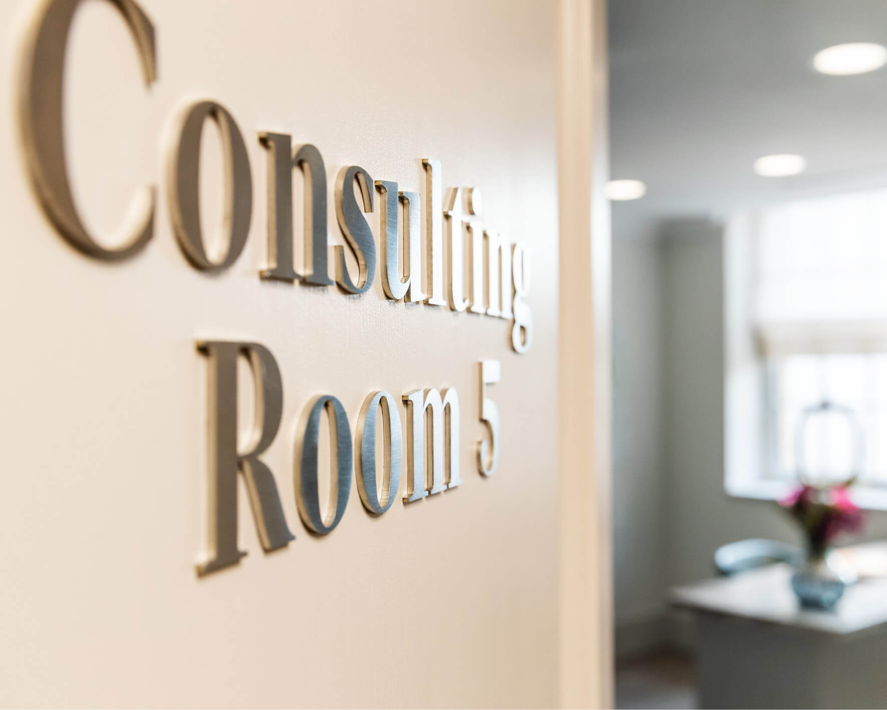 Fertility Clinic consulting room 5 sign