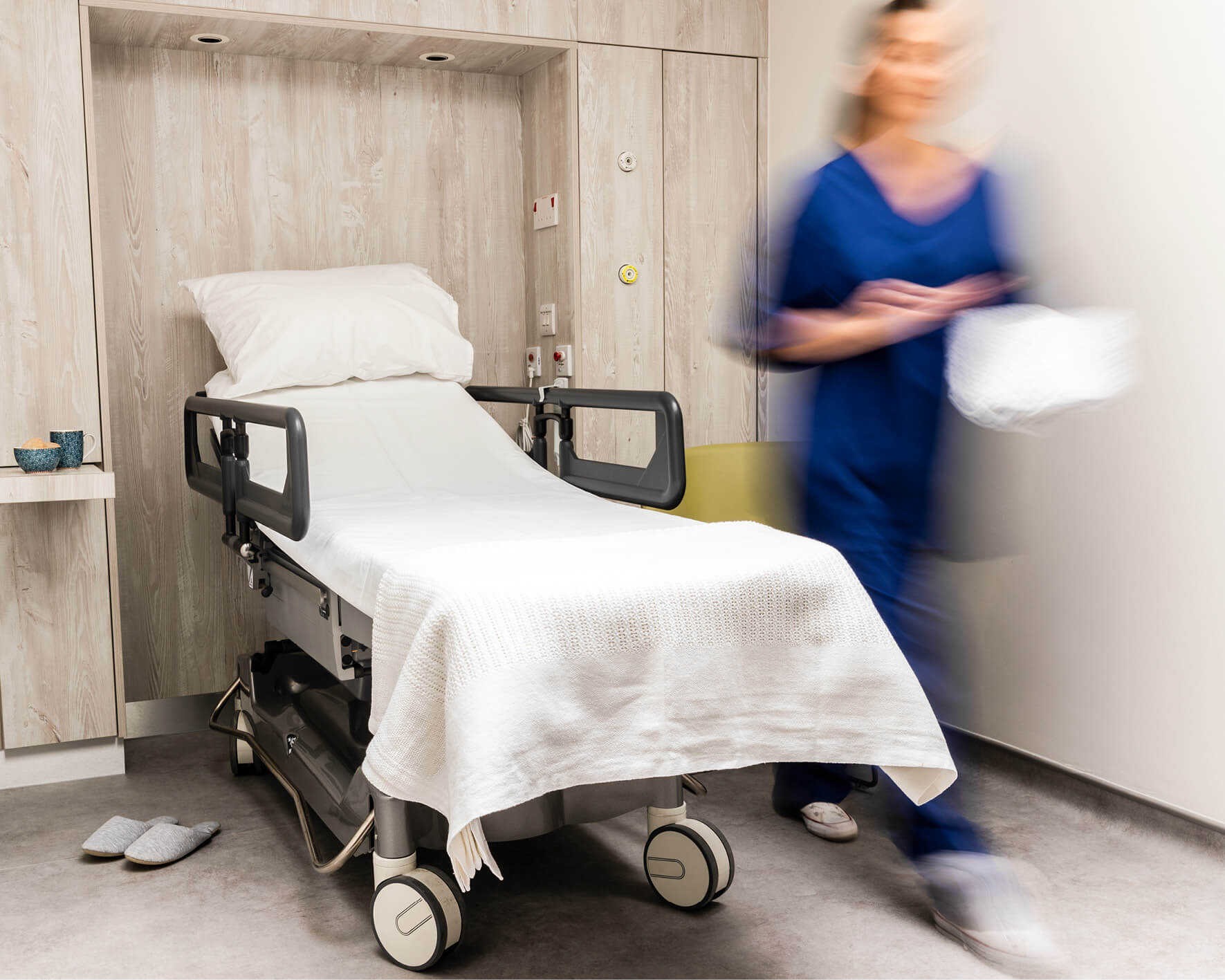 A treatment room at the Evewell Clinic to help someone with Endometriosis