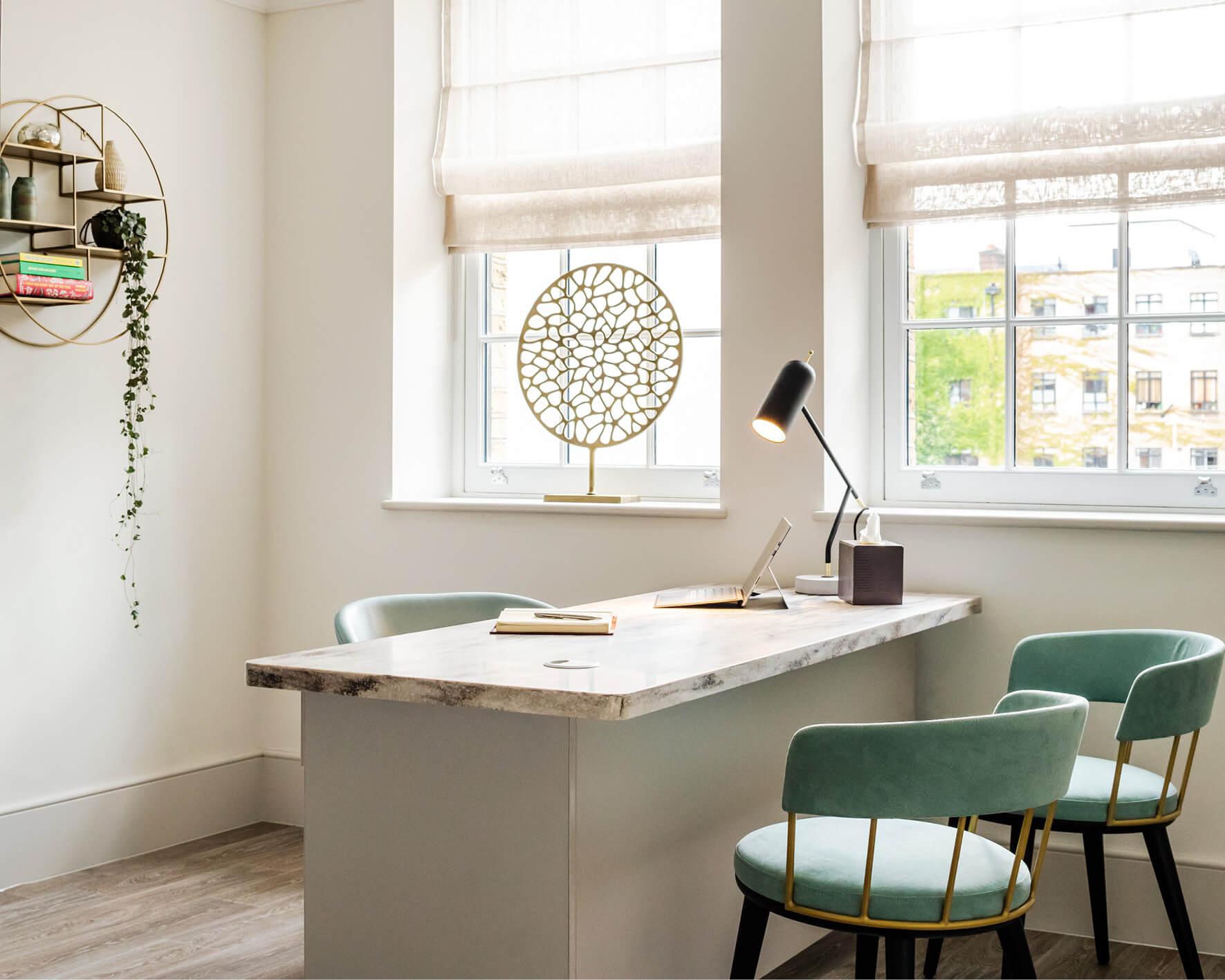 Interior of the Evewell consulting room where a patient can talk about pregnancy after miscarriage